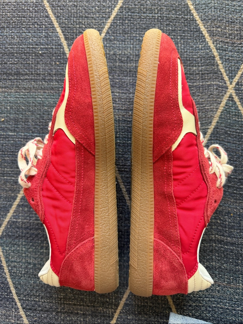 Alohas Tb.490 Rife sheen red leather sneakers EU 41 - Picture 10 of 11
